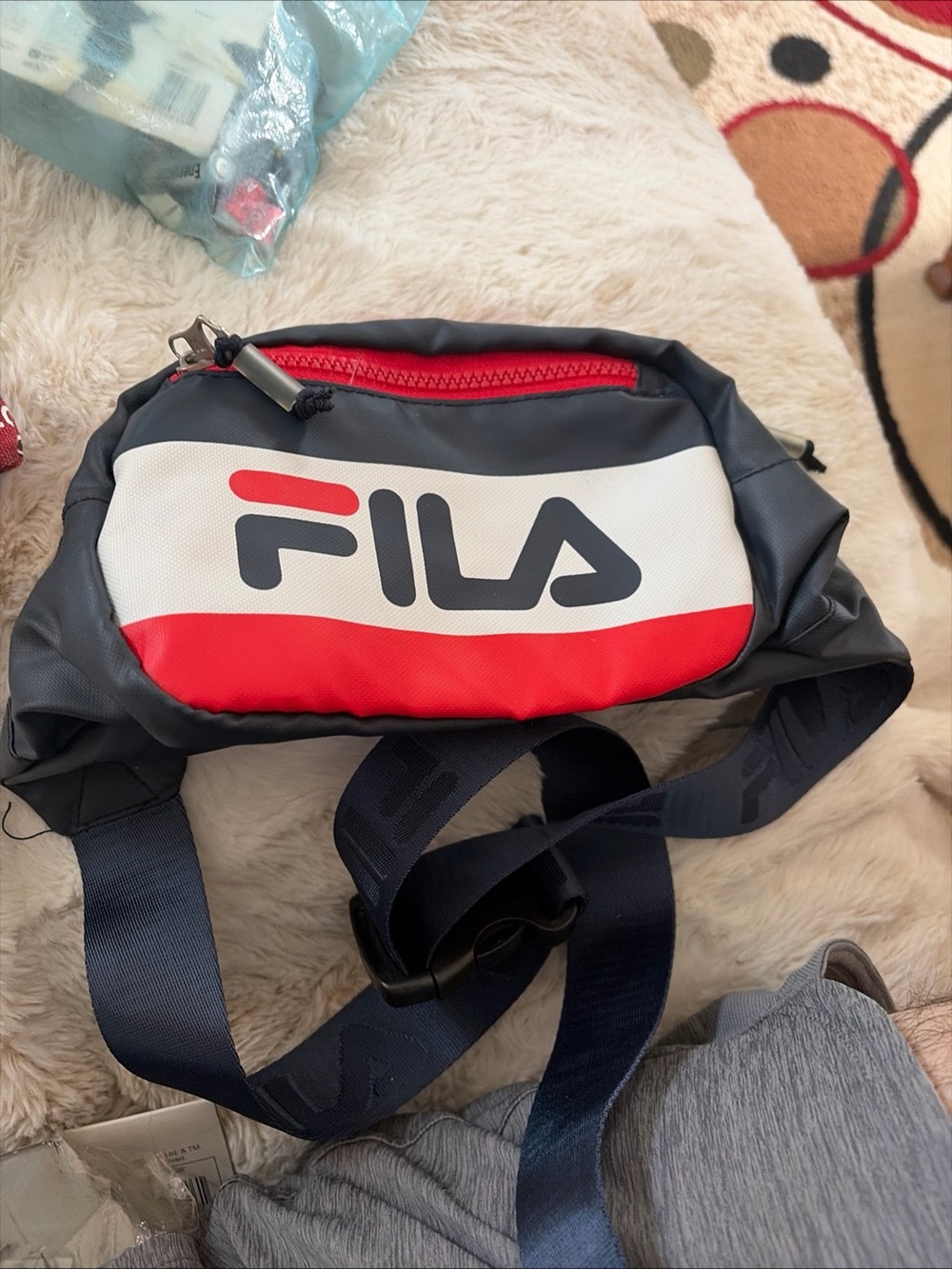 Fila Navy, Red & White Men’s Belt Bag